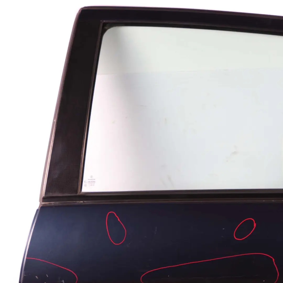 Door Rear Left N/S Atoll Blau Blue Metallic - 375 to Mercedes W245 with Part number A1697301705 Mercedes W245 Door Rear Left N/S Atoll Blau Blue Metallic - 375 - SKU A1697301705-AB - Part number A1697301705