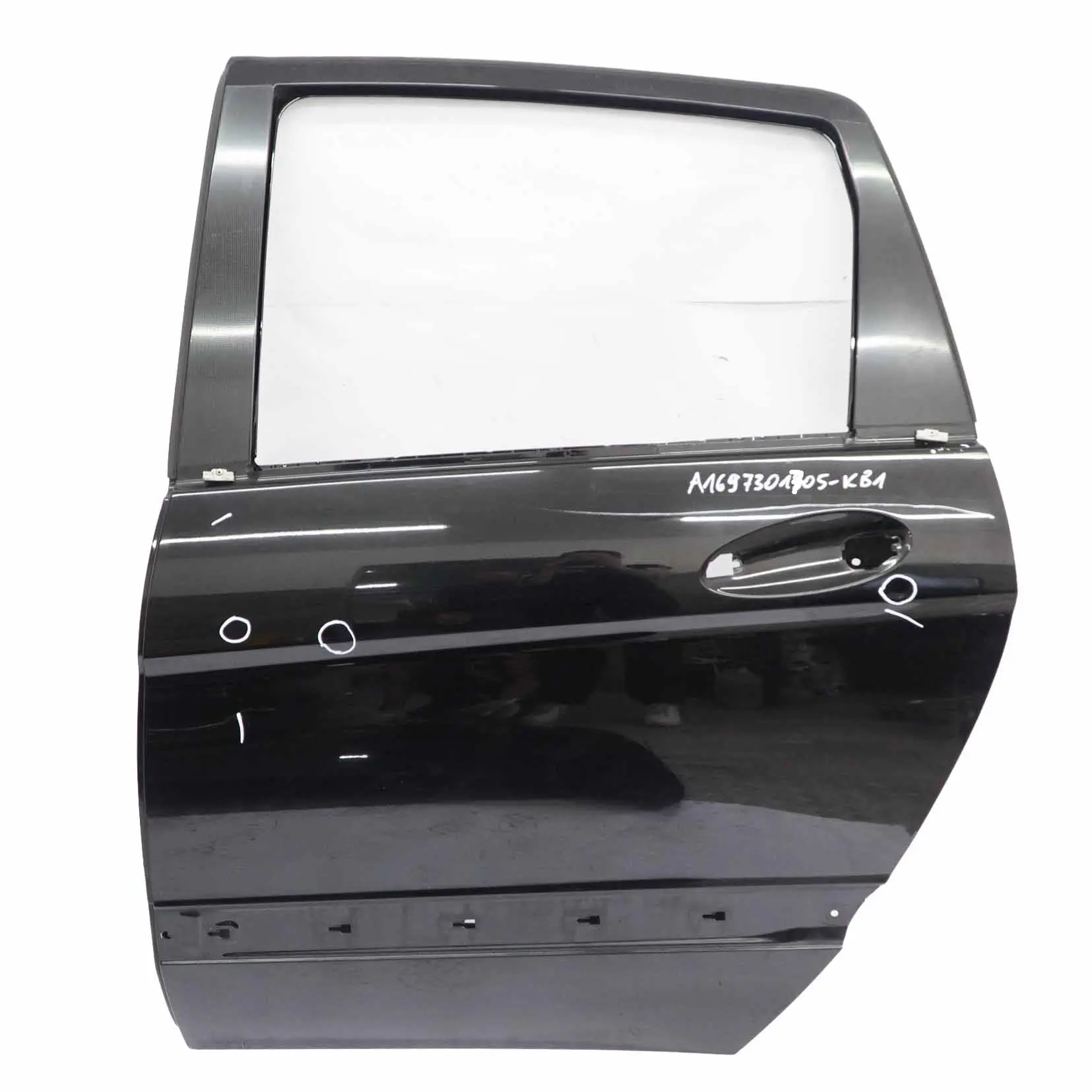 Mercedes W245 Door Rear Left N/S Kosmos Cosmic Black Metallic - 191