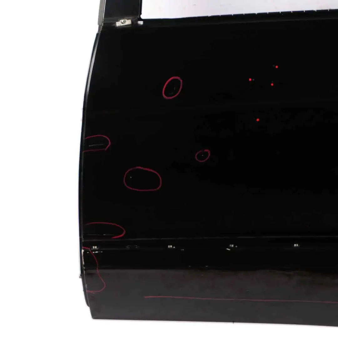 Door Rear Left N/S Kosmos Cosmic Black Metallic - 191 to Mercedes W245 with Part number A1697301705 Mercedes W245 Door Rear Left N/S Kosmos Cosmic Black Metallic - 191 - SKU A1697301705-KB - Part number A1697301705