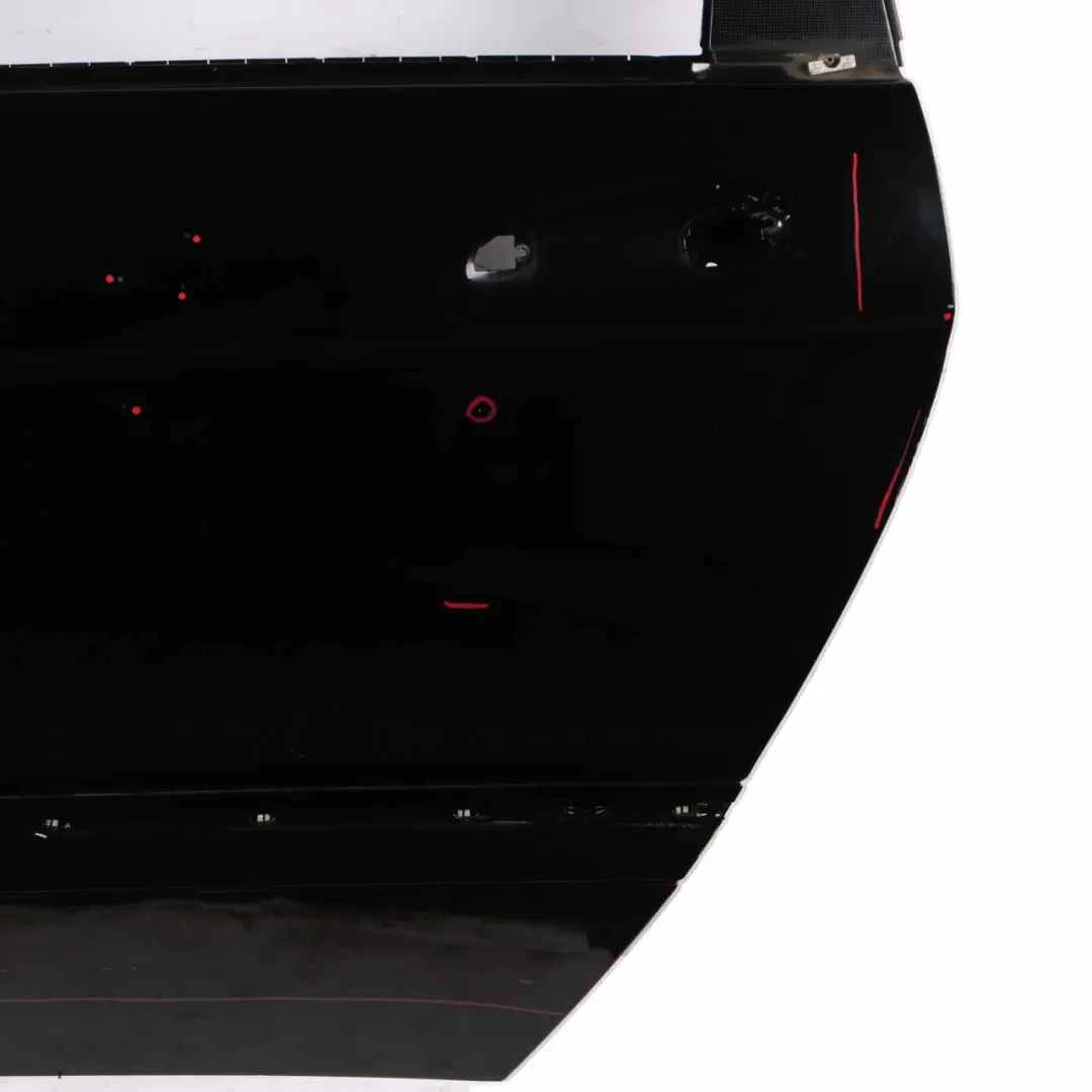 Door Rear Left N/S Kosmos Cosmic Black Metallic - 191 to Mercedes W245 with Part number A1697301705 Mercedes W245 Door Rear Left N/S Kosmos Cosmic Black Metallic - 191 - SKU A1697301705-KB - Part number A1697301705