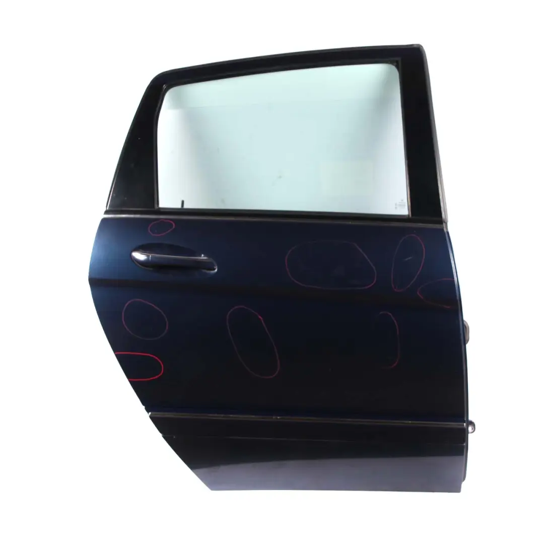 Door Rear Right O/S Atoll Blau Blue Metallic - 375 to Mercedes W245 with Part number A1697301805 Mercedes W245 Door Rear Right O/S Atoll Blau Blue Metallic - 375 - SKU A1697301805-AB - Part number A1697301805