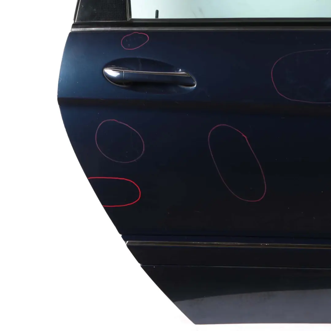 Door Rear Right O/S Atoll Blau Blue Metallic - 375 to Mercedes W245 with Part number A1697301805 Mercedes W245 Door Rear Right O/S Atoll Blau Blue Metallic - 375 - SKU A1697301805-AB - Part number A1697301805