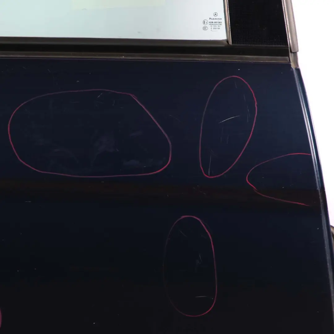 Door Rear Right O/S Atoll Blau Blue Metallic - 375 to Mercedes W245 with Part number A1697301805 Mercedes W245 Door Rear Right O/S Atoll Blau Blue Metallic - 375 - SKU A1697301805-AB - Part number A1697301805