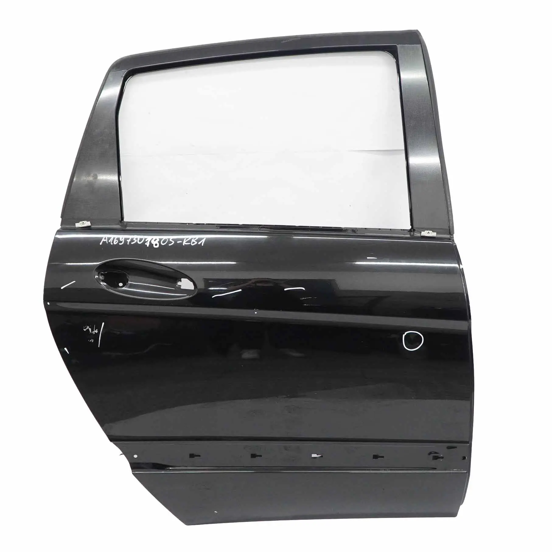 Mercedes W245 Puerta Trasera Derecha Kosmosschwarz Negro Metalizado - 191