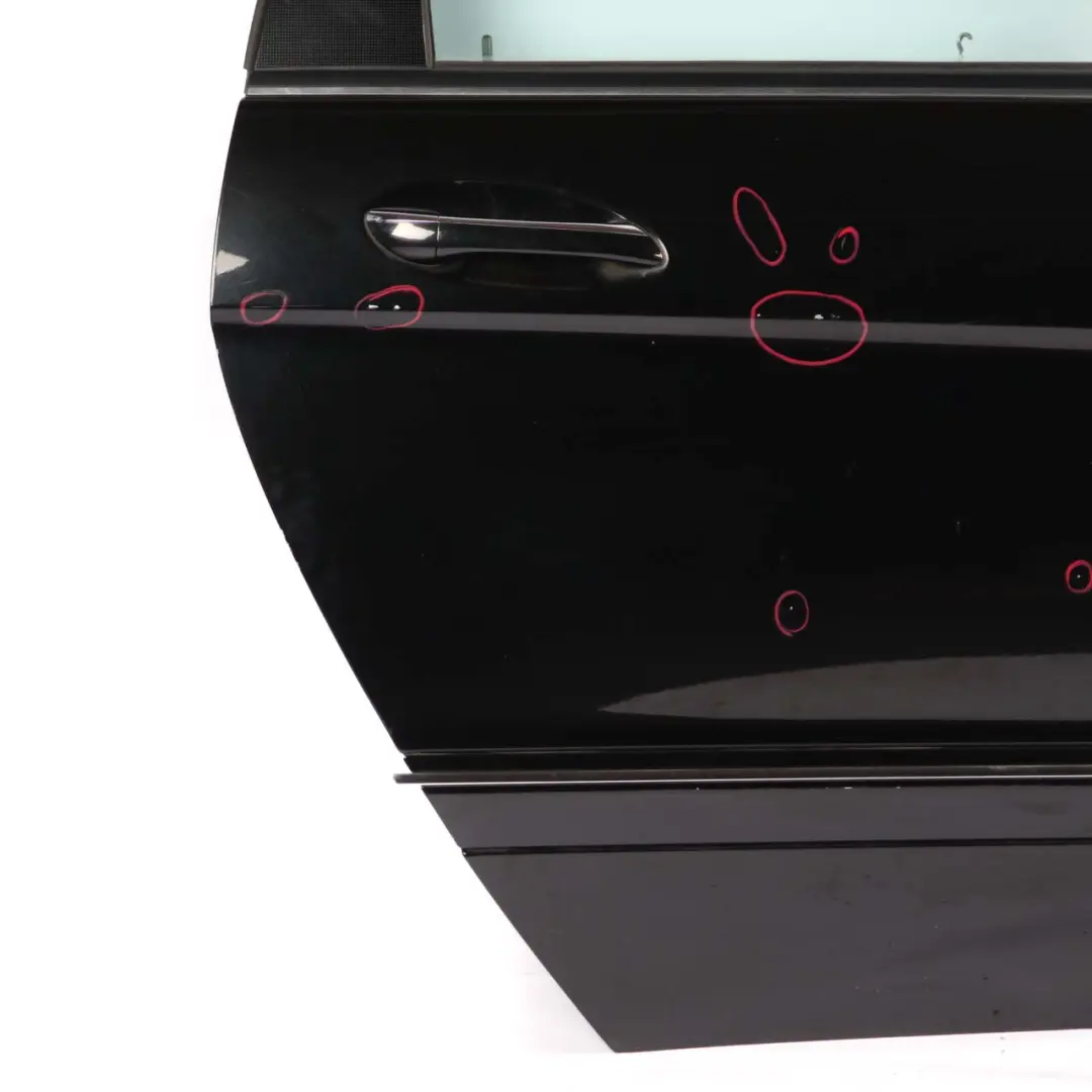 Door Rear Right O/S Covering Panel Cosmosschwarz Black - 191 to Mercedes W245 with Part number A1697301805 Mercedes W245 Door Rear Right O/S Covering Panel Cosmosschwarz Black - 191 - SKU A1697301805-KB - Part number A1697301805