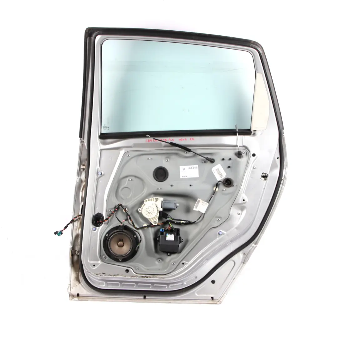 Door Rear Right O/S Covering Panel Polar Silver Metallic - 761 to Mercedes W245 with Part number A1697301805 Mercedes W245 Door Rear Right O/S Covering Panel Polar Silver Metallic - 761 - SKU A1697301805-PLS - Part number A1697301805