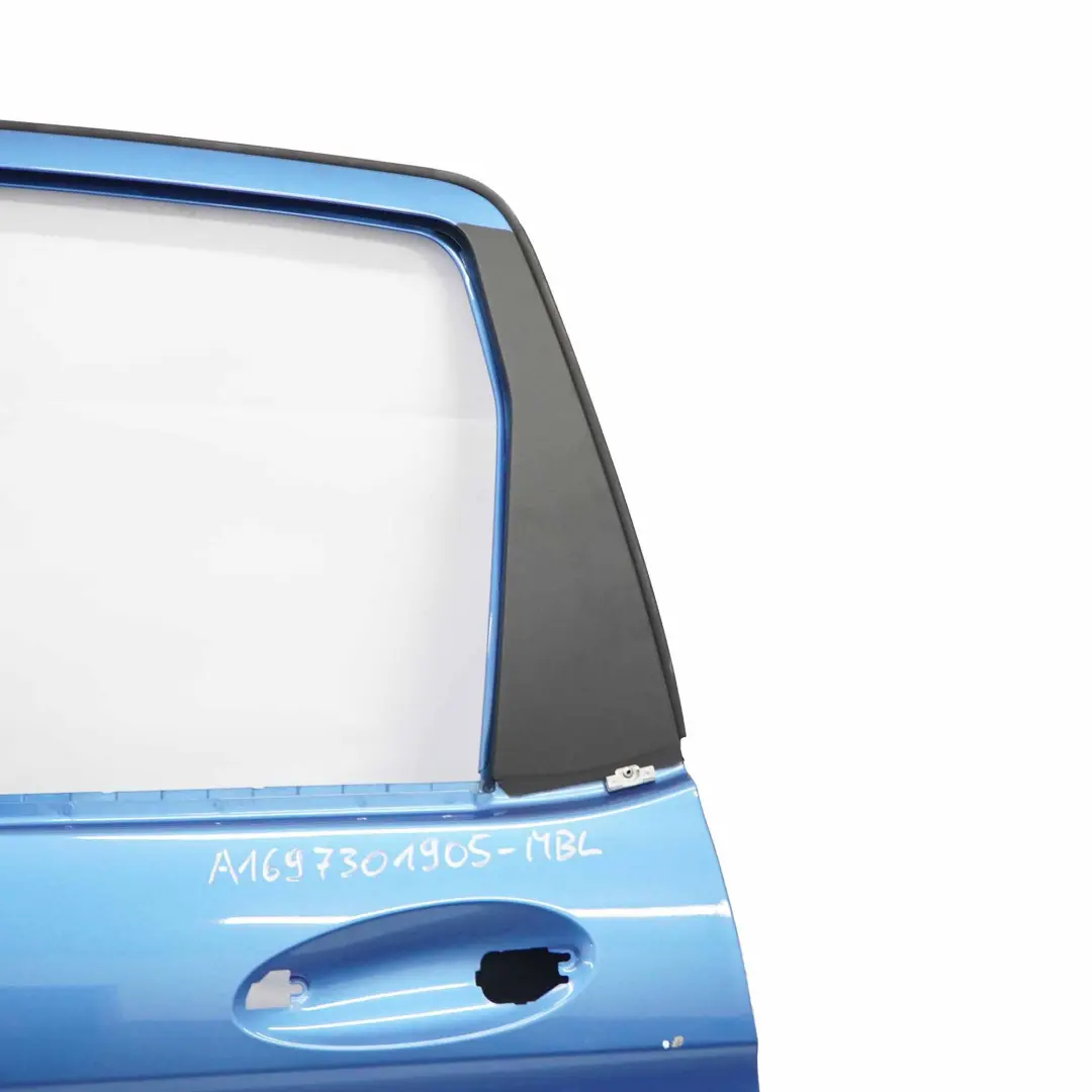 Mercedes W169 Door Rear Left N/S Mistral Blue Metallic - 955 - SKU A1697301905-MBL - Part number A1697301905
