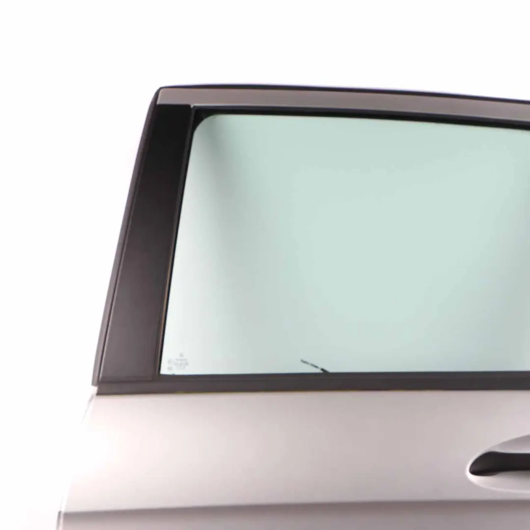 Door Rear Left N/S Polar Silver Metallic - 761 to Mercedes W169 with Part number A1697301905 Mercedes W169 Door Rear Left N/S Polar Silver Metallic - 761 - SKU A1697301905-PLS - Part number A1697301905