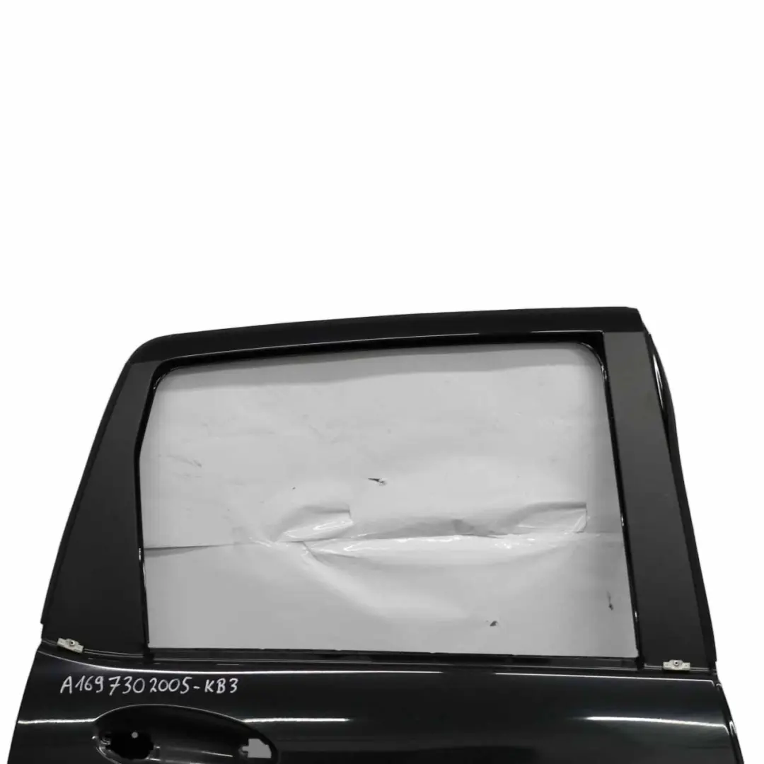 Porta posteriore Mercedes W169 Pannello destro Kosmos Cosmic Black Metallic 191 per con numero di parte A1697302005 Porta posteriore Mercedes W169 Pannello destro Kosmos Cosmic Black Metallic 191 - SKU A1697302005-KB3 - Numero di parte A1697302005