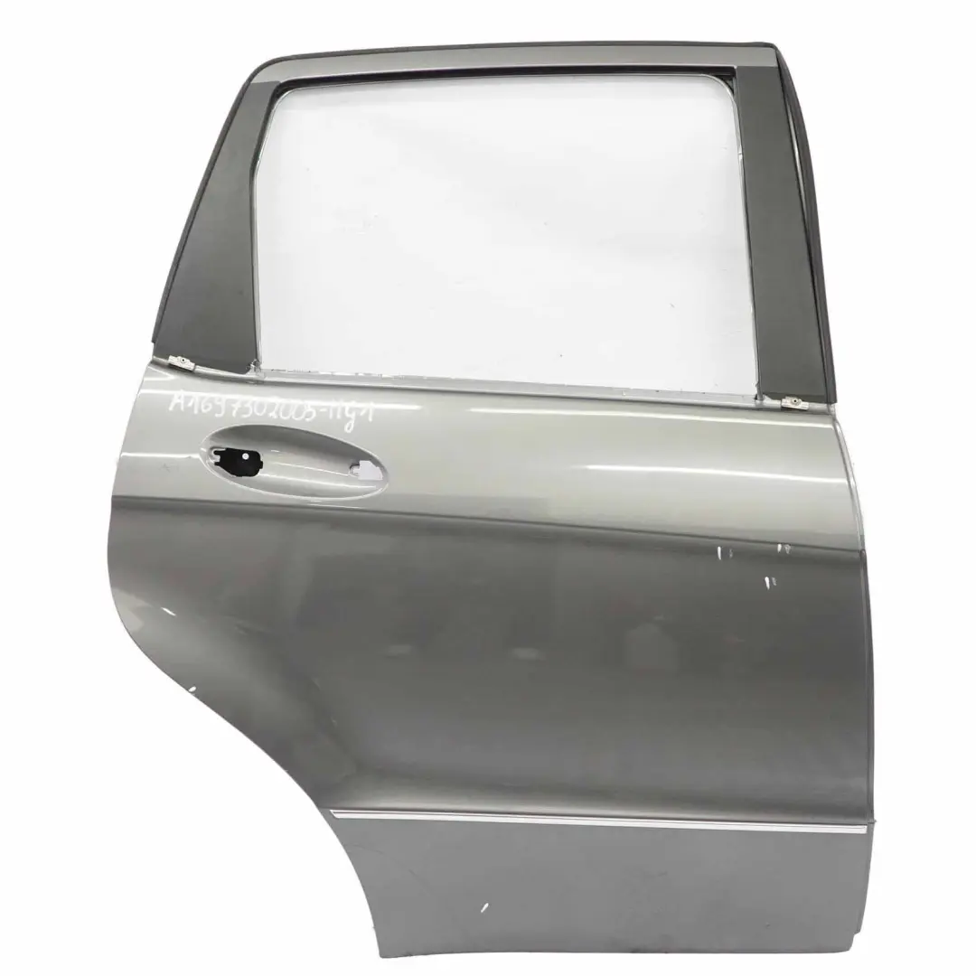 Mercedes W169 Door Rear Right O/S Mountain Gray Grey Metallic - 787 - SKU A1697302005-MG1 - Part number A1697302005
