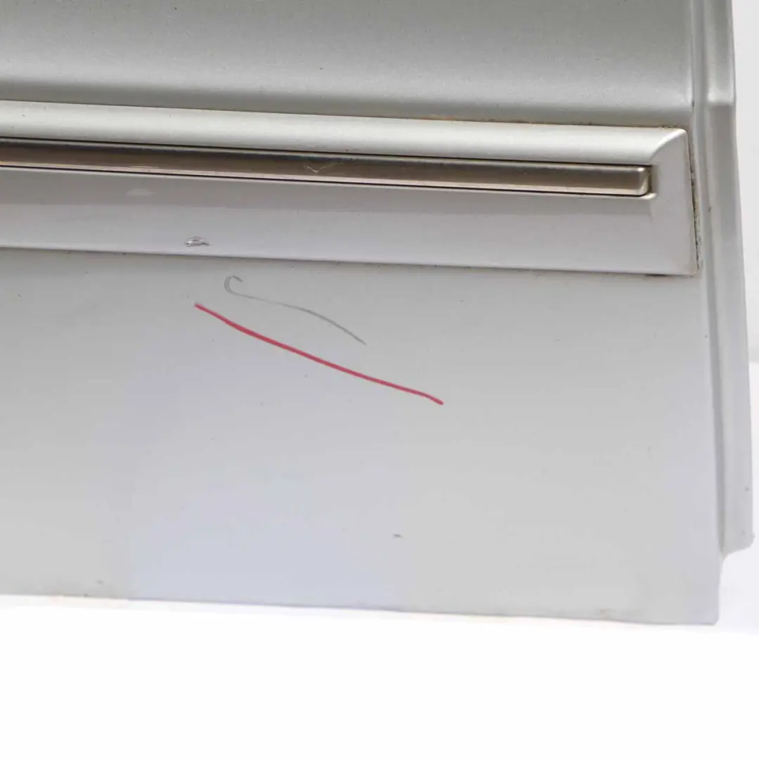 Door Mercedes W169 Right O/S Panel Polar Silver Metallic - 761 to Rear with Part number A1697302005 Rear Door Mercedes W169 Right O/S Panel Polar Silver Metallic - 761 - SKU A1697302005-PLS - Part number A1697302005