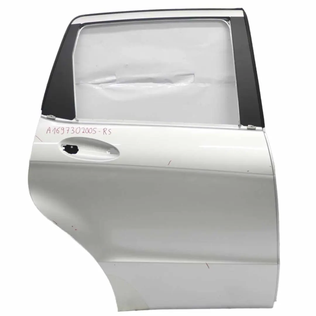 Rear Door Mercedes W169 Right O/S Panel Reef Silver Metallic - 783 - SKU A1697302005-RS - Part number A1697302005