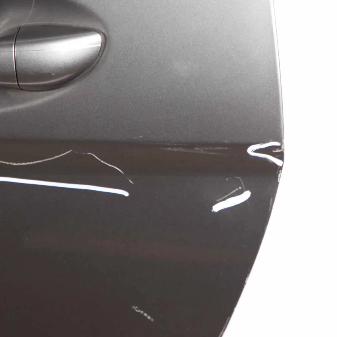 Door Rear Left N/S Mountain Gray Metallic Finish - 787 to Mercedes W245 with Part number A1697302105 Mercedes W245 Door Rear Left N/S Mountain Gray Metallic Finish - 787 - SKU A1697302105-MG1 - Part number A1697302105