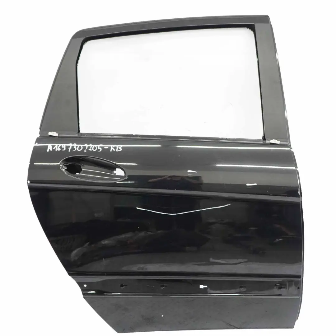 Mercedes W245 Door Rear Right O/S Kosmos Cosmic Black Metallic - 191 - SKU A1697302205-KB - Part number A1697302205