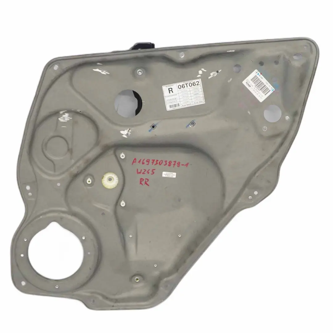 Door Window Lifter Regulator Right O/S A1697301679 to Mercedes W245 Rear with Part number A1697303879 Mercedes W245 Rear Door Window Lifter Regulator Right O/S A1697301679 - SKU A1697303879-1 - Part number A1697303879