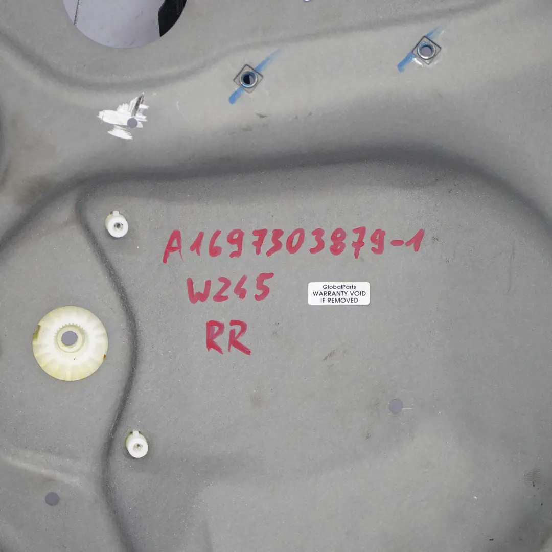 Lève Vitre Arrière Droit A1697301679 pour Mercedes W245 à propos du numéro de pièce A1697303879 Mercedes W245 Lève Vitre Arrière Droit A1697301679 - SKU A1697303879-1 - Numéro de pièce A1697303879