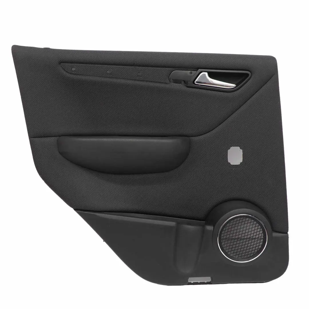 Mercedes W169 Tarjeta Puerta Trasera Izquierda Tela Panel Negro - SKU A1697304370-2 - Número de pieza A1697304370