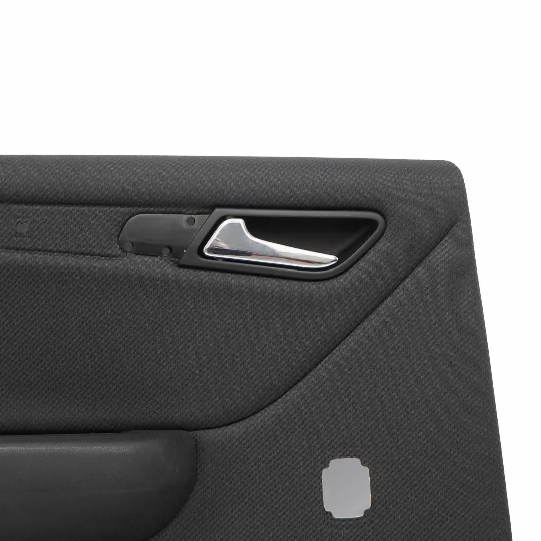Mercedes W169 Tarjeta Puerta Trasera Izquierda Tela Panel Negro - SKU A1697304370-2 - Número de pieza A1697304370
