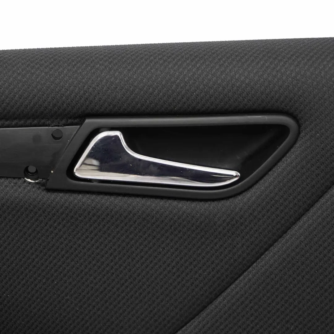 Door Card Rear Left N/S Trim Panel Cloth Black to Mercedes W169 with Part number A1697304370 Mercedes W169 Door Card Rear Left N/S Trim Panel Cloth Black - SKU A1697304370-2 - Part number A1697304370