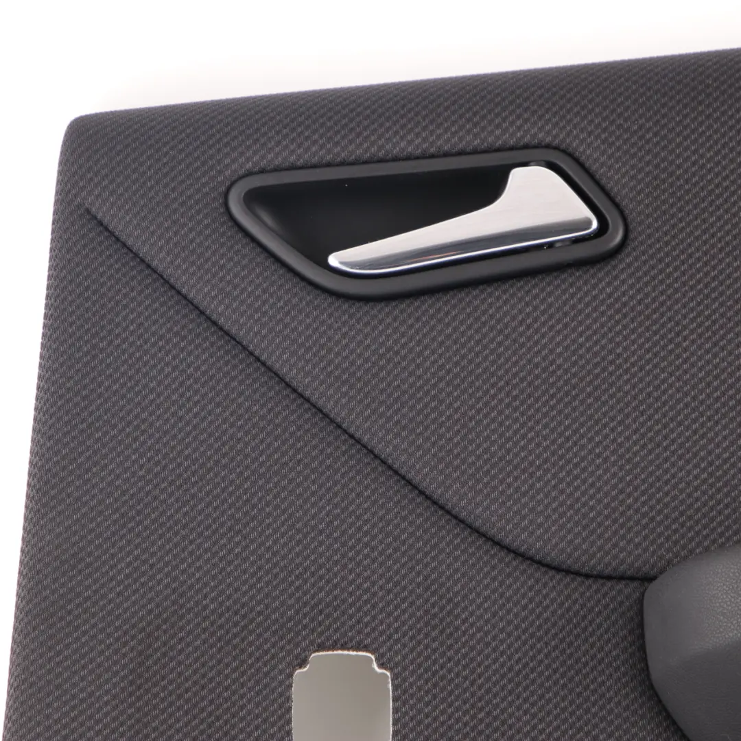 Door Card Rear Right O/S Trim Panel Cloth Black to Mercedes W169 with Part number A1697304470 Mercedes W169 Door Card Rear Right O/S Trim Panel Cloth Black - SKU A1697304470-1 - Part number A1697304470
