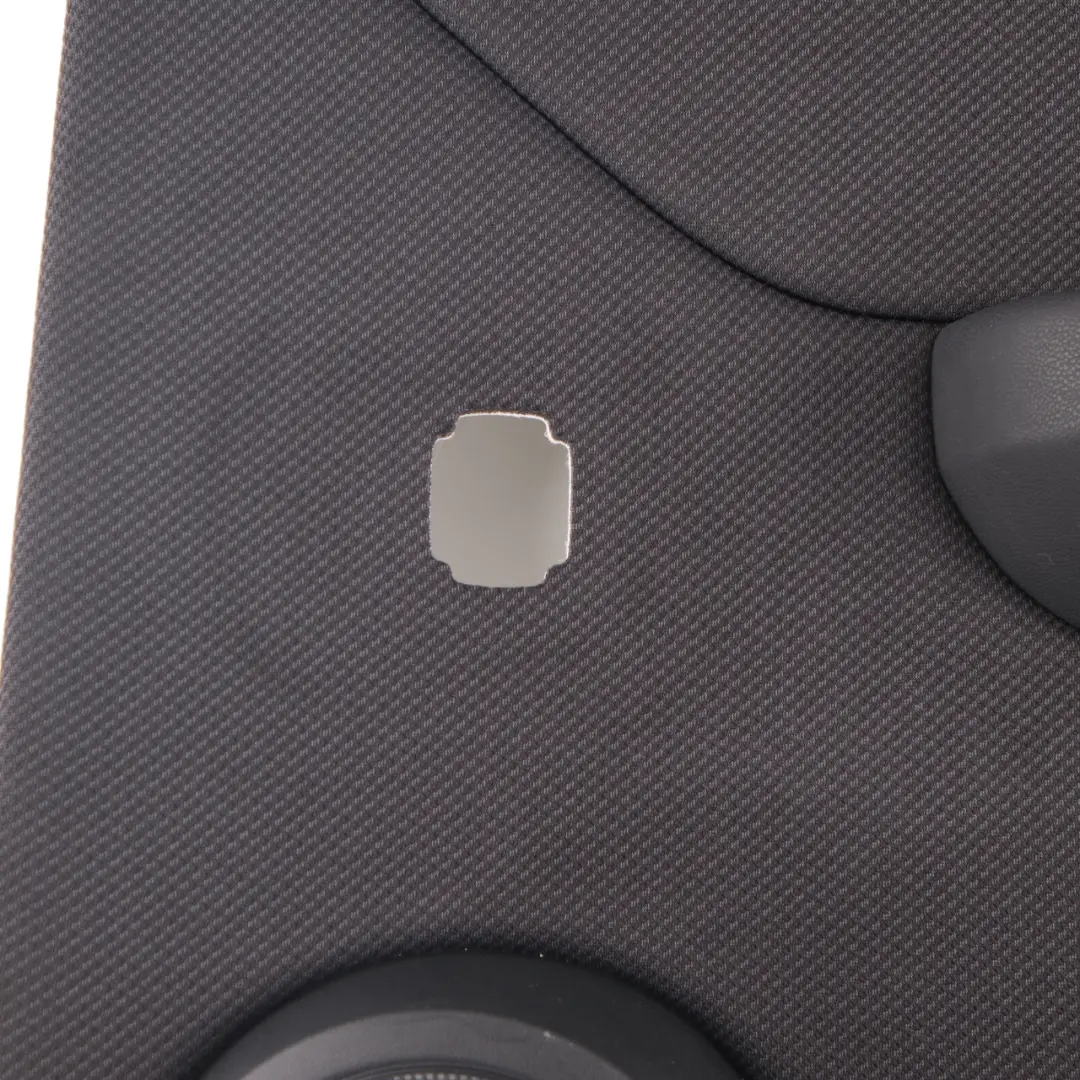 Mercedes W169 Embellecedor trasero derecho tarjeta puerta tela negra - SKU A1697304470-1 - Número de pieza A1697304470