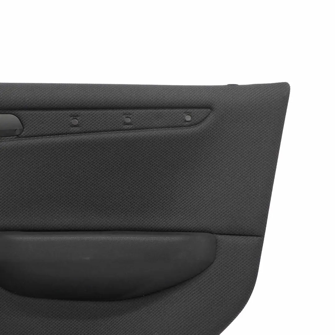 Door Card Rear Right O/S Trim Panel Cloth Black to Mercedes W169 with Part number A1697304470 Mercedes W169 Door Card Rear Right O/S Trim Panel Cloth Black - SKU A1697304470-2 - Part number A1697304470