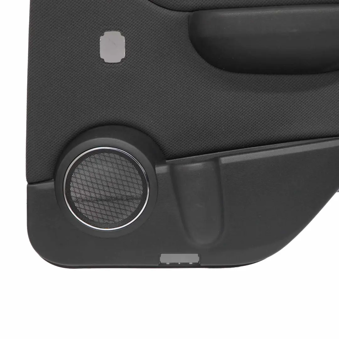 Mercedes W169 Embellecedor trasero derecho tarjeta puerta tela negra - SKU A1697304470-2 - Número de pieza A1697304470