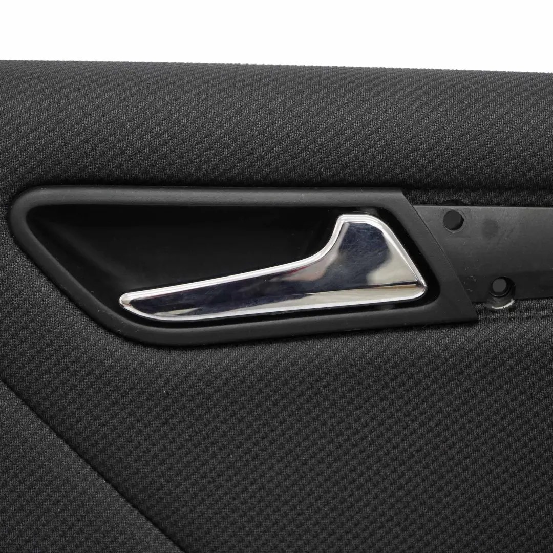 Door Card Rear Right O/S Trim Panel Cloth Black to Mercedes W169 with Part number A1697304470 Mercedes W169 Door Card Rear Right O/S Trim Panel Cloth Black - SKU A1697304470-2 - Part number A1697304470