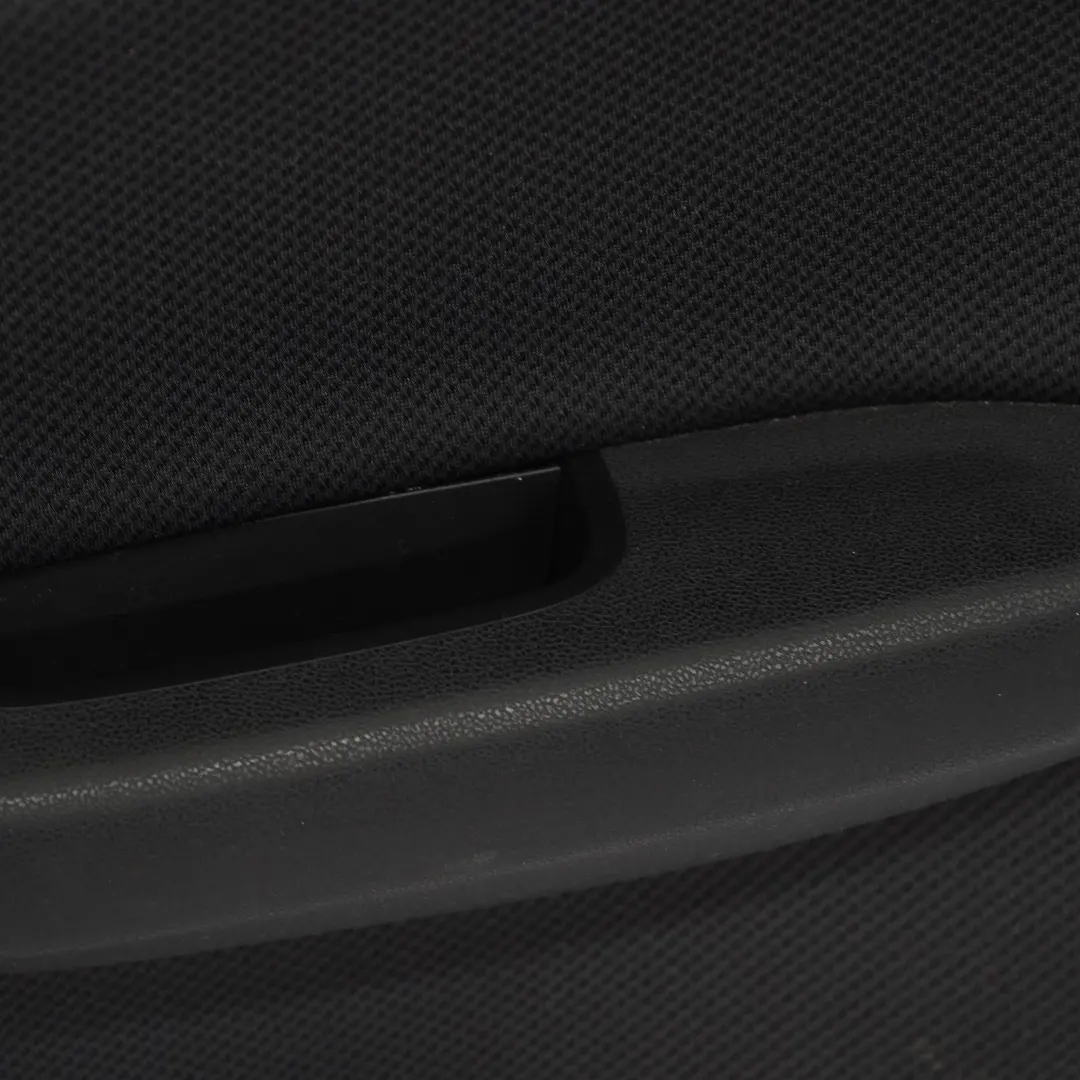 Mercedes W169 Türkarte hinten rechts Trim Panel Stoff schwarz - SKU A1697304470-2 - Teilenummer A1697304470