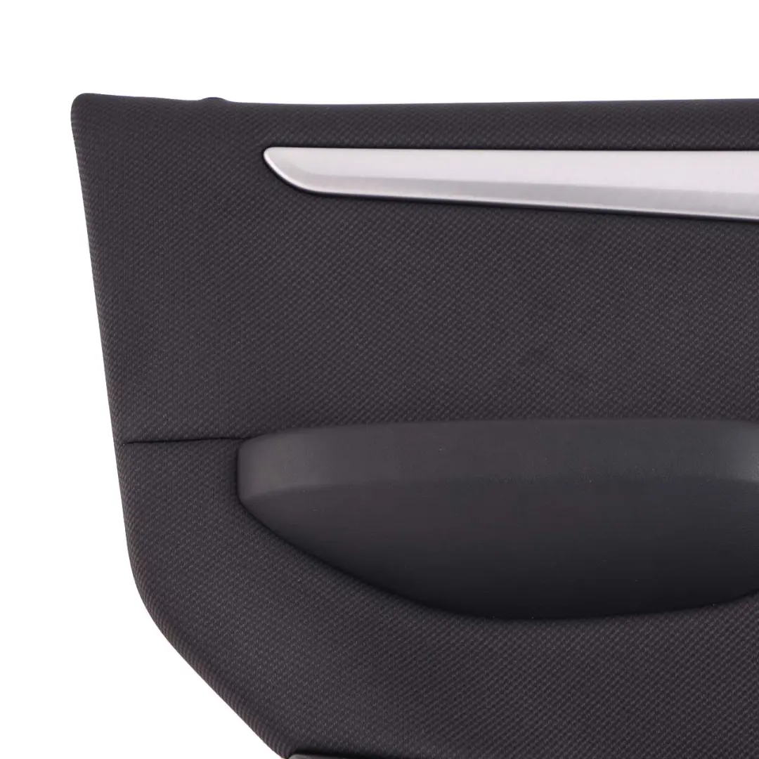 Tarjeta de puerta trasera izquierda Cubierta tela Negro para Mercedes W169 con número de pieza A1697304570 Mercedes W169 Tarjeta de puerta trasera izquierda Cubierta tela Negro - SKU A1697304570-1 - Número de pieza A1697304570