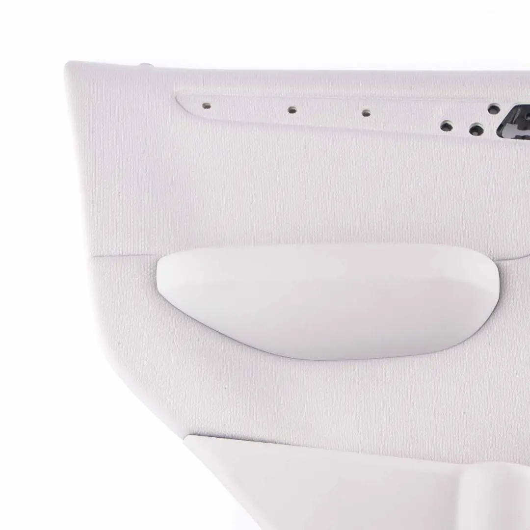 Door Card Rear Left N/S Trim Panel Cover Cloth Grey to Mercedes W169 with Part number A1697304570 Mercedes W169 Door Card Rear Left N/S Trim Panel Cover Cloth Grey - SKU A1697304570-2 - Part number A1697304570