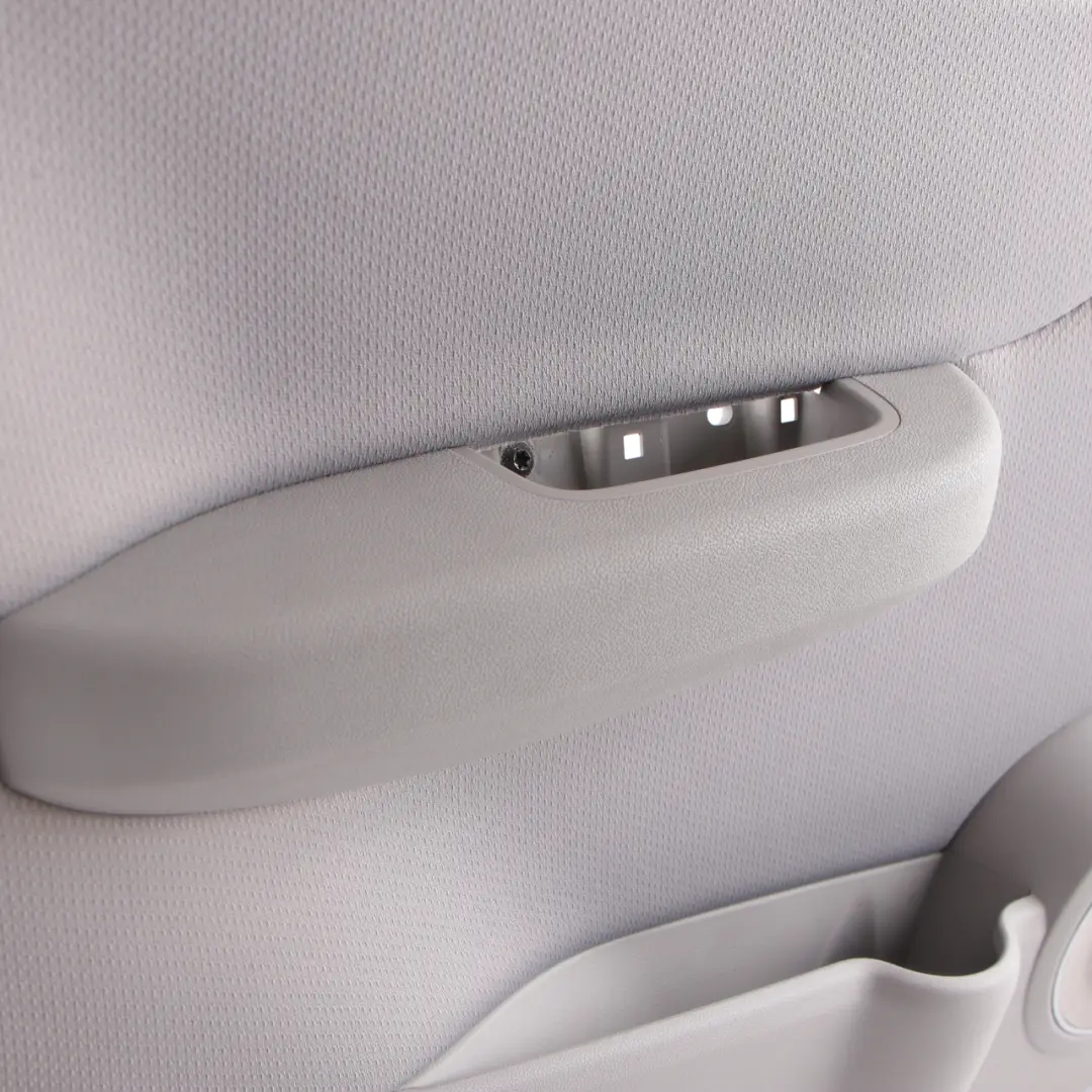 Door Card Rear Left N/S Trim Panel Cover Cloth Grey to Mercedes W169 with Part number A1697304570 Mercedes W169 Door Card Rear Left N/S Trim Panel Cover Cloth Grey - SKU A1697304570-2 - Part number A1697304570