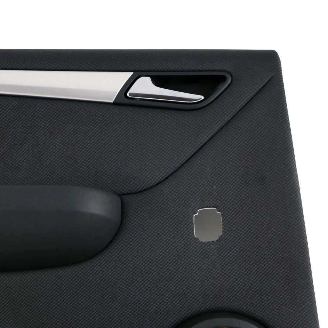 Mercedes-Benz A-Class W169 Rear Left N/S Door Card Trim Panel Cloth Black to with Part number A1697304570 Mercedes-Benz A-Class W169 Rear Left N/S Door Card Trim Panel Cloth Black - SKU A1697304570 - Part number A1697304570