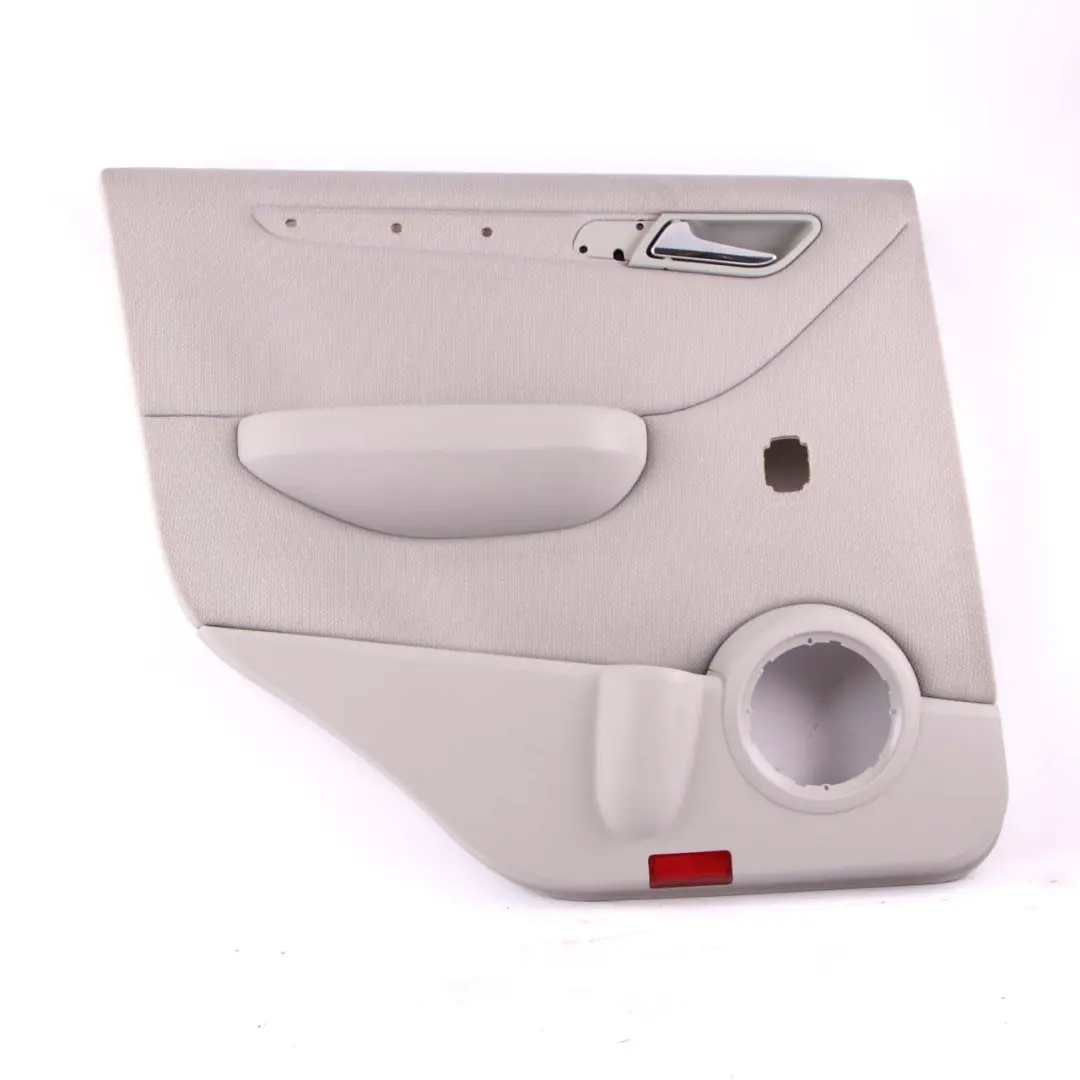 Door Card Rear Left N/S Trim Panel Cover Cloth Alpaca Grey to Mercedes W245 with Part number A1697304970 Mercedes W245 Door Card Rear Left N/S Trim Panel Cover Cloth Alpaca Grey - SKU A1697304970-2 - Part number A1697304970