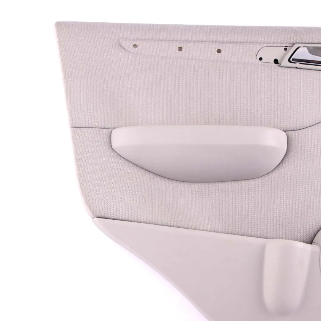 Door Card Rear Left N/S Trim Panel Cover Cloth Alpaca Grey to Mercedes W245 with Part number A1697304970 Mercedes W245 Door Card Rear Left N/S Trim Panel Cover Cloth Alpaca Grey - SKU A1697304970-2 - Part number A1697304970