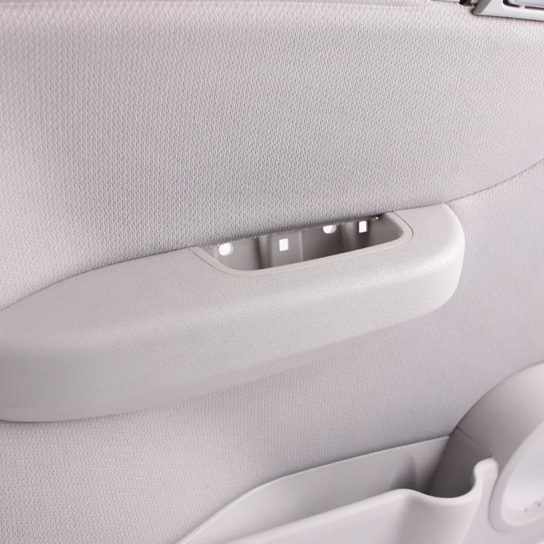 Door Card Rear Left N/S Trim Panel Cover Cloth Alpaca Grey to Mercedes W245 with Part number A1697304970 Mercedes W245 Door Card Rear Left N/S Trim Panel Cover Cloth Alpaca Grey - SKU A1697304970-2 - Part number A1697304970