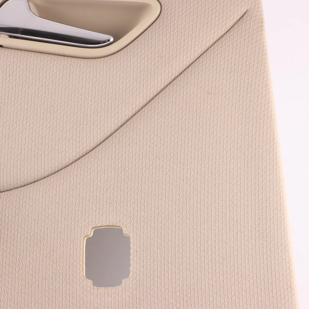 Door Card Rear Left N/S Trim Panel Cover Cloth Beige to Mercedes W245 with Part number A1697304970 Mercedes W245 Door Card Rear Left N/S Trim Panel Cover Cloth Beige - SKU A1697304970-3 - Part number A1697304970