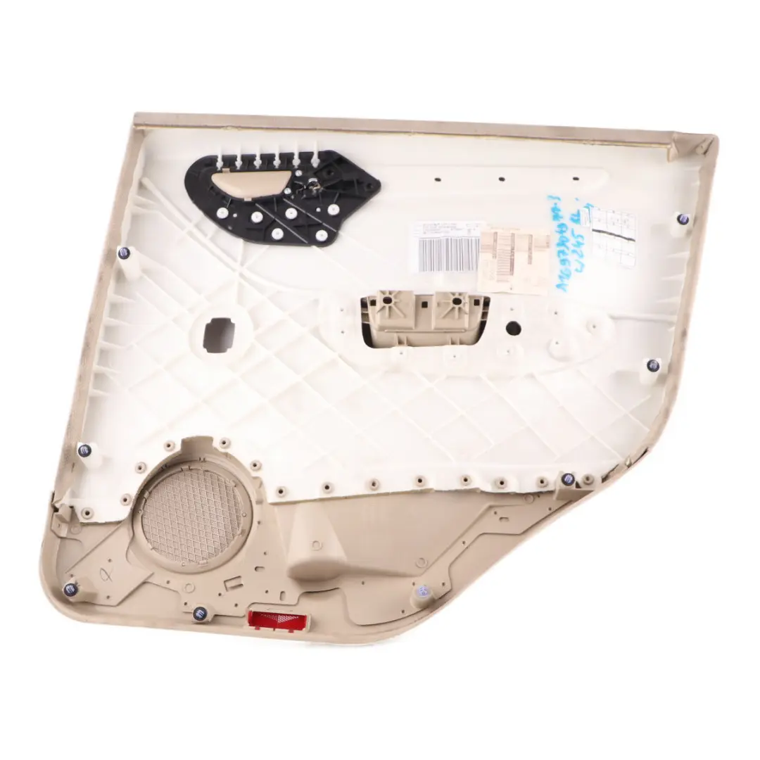 Door Card Rear Left N/S Trim Panel Cover Cloth Beige to Mercedes W245 with Part number A1697304970 Mercedes W245 Door Card Rear Left N/S Trim Panel Cover Cloth Beige - SKU A1697304970-3 - Part number A1697304970