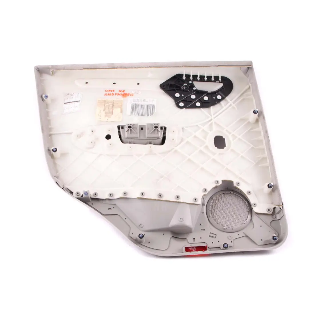 Mercedes B W245 Trasera Derecha O / Panel De La tarjeta De puerta De tela gris - SKU A1697305070 - Número de pieza A1697305070