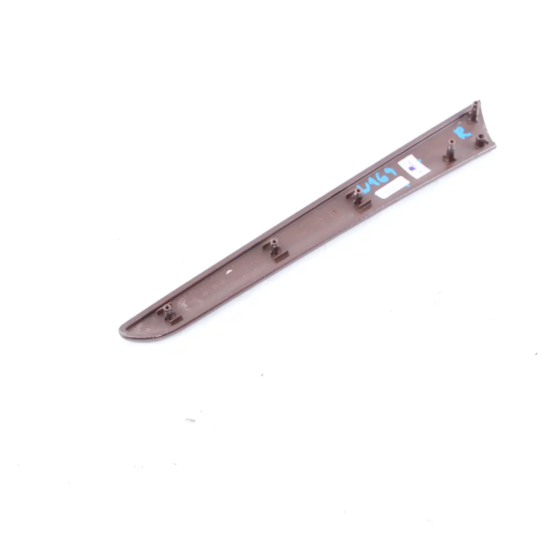 Mercedes W169 Tapa guarnecido interior puerta trasera derecha Madera - SKU A1697370282 - Número de pieza A1697370282