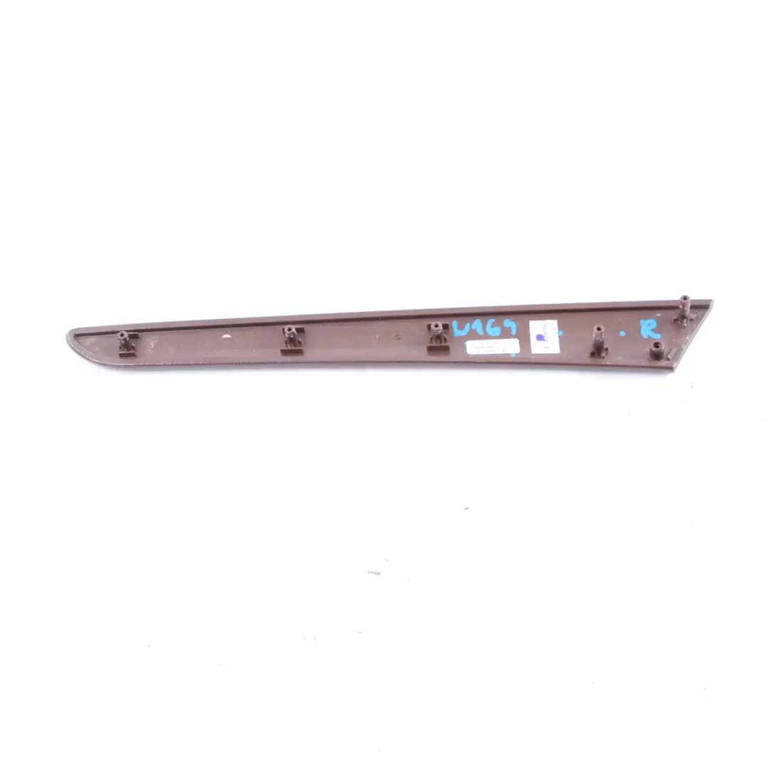 Door Strip Interior Trim Cover Rear Right O/S Wood to Mercedes W169 with Part number A1697370282 Mercedes W169 Door Strip Interior Trim Cover Rear Right O/S Wood - SKU A1697370282 - Part number A1697370282