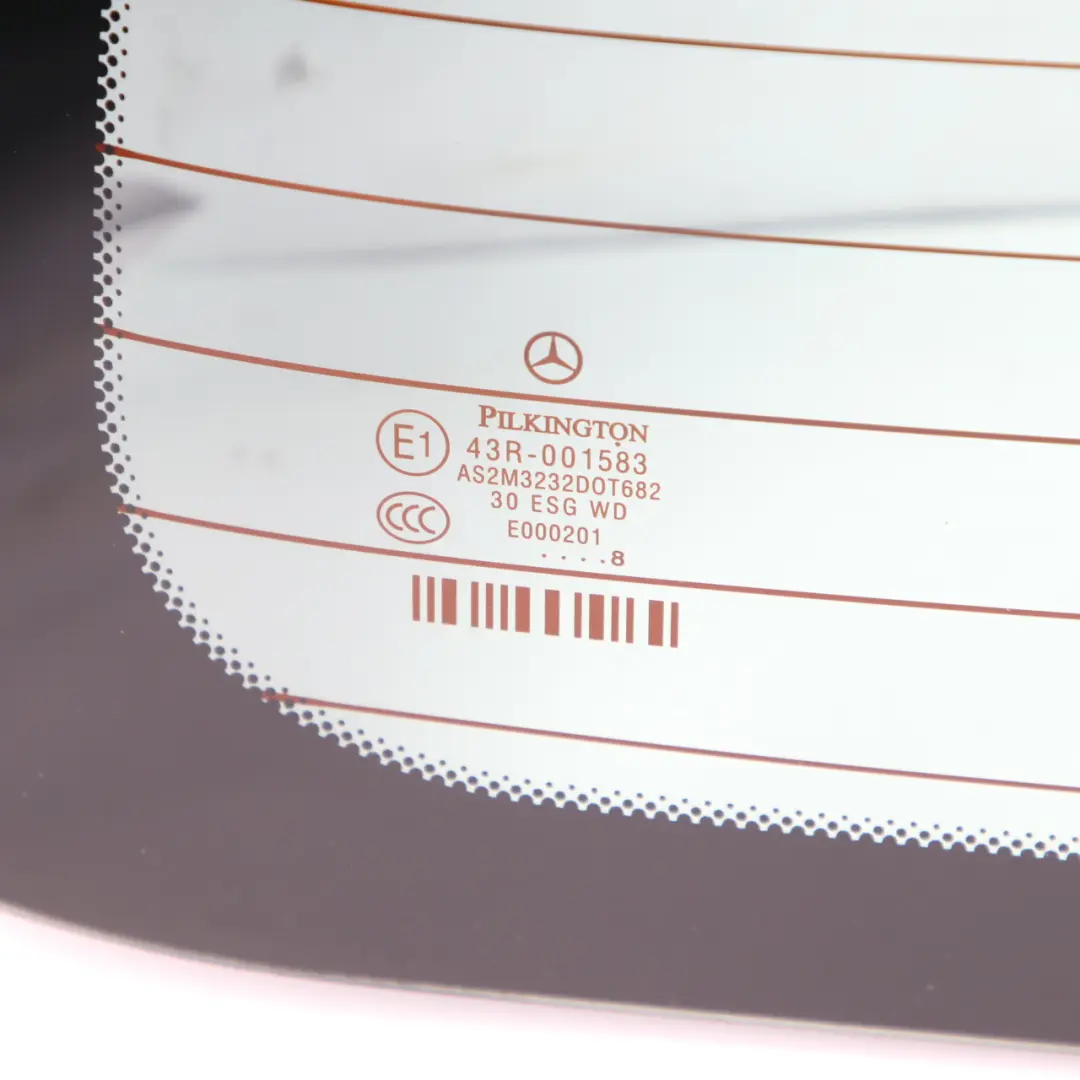 Mercedes W245 Window Glass Rear Boot Trunk Tailgate Window Glazing AS2 Green - SKU A1697400100 - Part number A1697400100