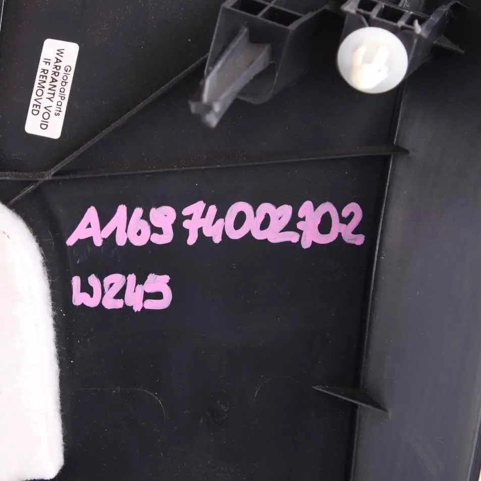 Gepäckraum Kofferaum Verkleidung Schwarz für Mercedes W245 mit Teilenummer A1697400270 Mercedes W245 Gepäckraum Kofferaum Verkleidung Schwarz - SKU A1697400270-2 - Teilenummer A1697400270