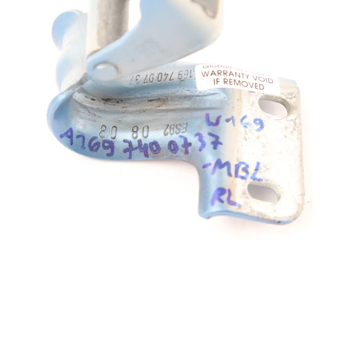  Mercedes-Benz A W169 Scharnier Heckklappe Hinten Links Jupiter Red 589 Rot - SKU A1697400737-MBL - Teilenummer A1697400737