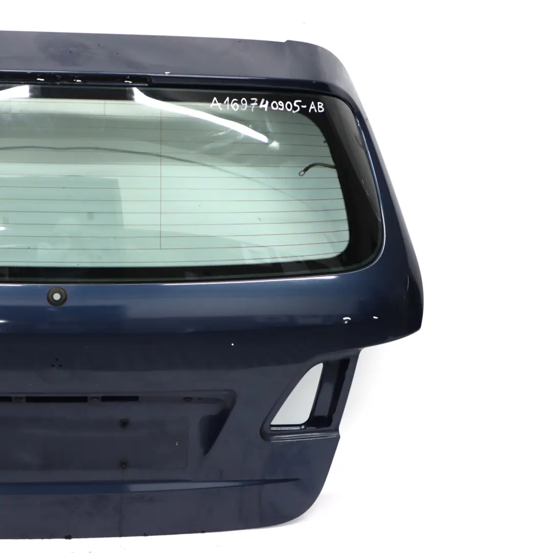 Boot Trunk Lid Tailgate Atoll Blau Blue Metallic - 375 to Mercedes W245 with Part number A1697400905 Mercedes W245 Boot Trunk Lid Tailgate Atoll Blau Blue Metallic - 375 - SKU A1697400905-AB - Part number A1697400905
