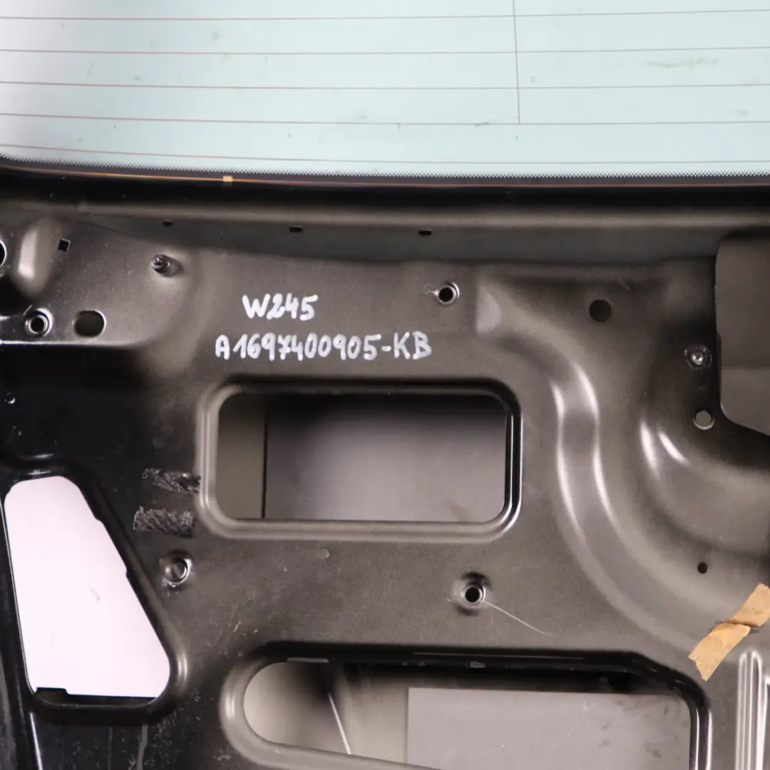 Boot Trunk Lid Tailgate Kosmos Black Metallic - 191 to Mercedes W245 with Part number A1697400905 Mercedes W245 Boot Trunk Lid Tailgate Kosmos Black Metallic - 191 - SKU A1697400905-KB - Part number A1697400905