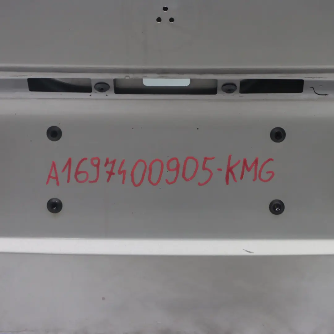 Boot Trunk Lid Tailgate Panel Kometgrau Comet Grey Metallic - 748 to Mercedes W245 with Part number A1697400905 Mercedes W245 Boot Trunk Lid Tailgate Panel Kometgrau Comet Grey Metallic - 748 - SKU A1697400905-KMG - Part number A1697400905