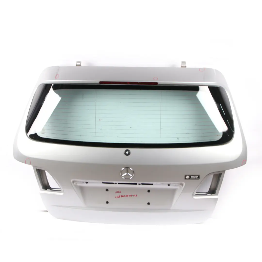 Boot Trunk Lid Tailgate Panel Polar Silver Metallic - 761 to Mercedes W245 with Part number A1697400905 Mercedes W245 Boot Trunk Lid Tailgate Panel Polar Silver Metallic - 761 - SKU A1697400905-PLS - Part number A1697400905