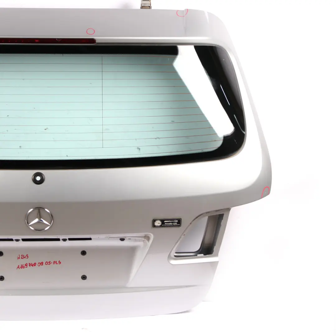 Mercedes W245 Boot Trunk Lid Tailgate Panel Polar Silver Metallic - 761 - SKU A1697400905-PLS - Part number A1697400905