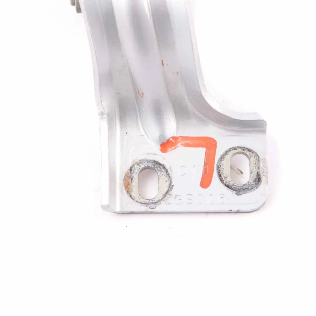 Trunk Hinge Left N/S Polar Silver Metallic 761 A1697400537 to Mercedes W245 Rear with Part number A1697400937 Mercedes W245 Rear Trunk Hinge Left N/S Polar Silver Metallic 761 A1697400537 - SKU A1697400937-PLS - Part number A1697400937